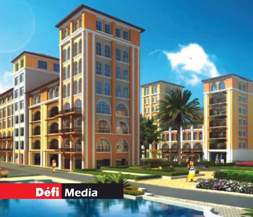 Vue d’artiste de la Smart City de Pailles.