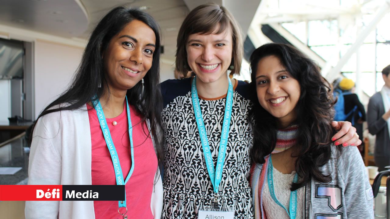 Nirmala Priya Devi Hein, Allison Gnade, de la University of Iowa, et Haddiyyah Athena Tegally.