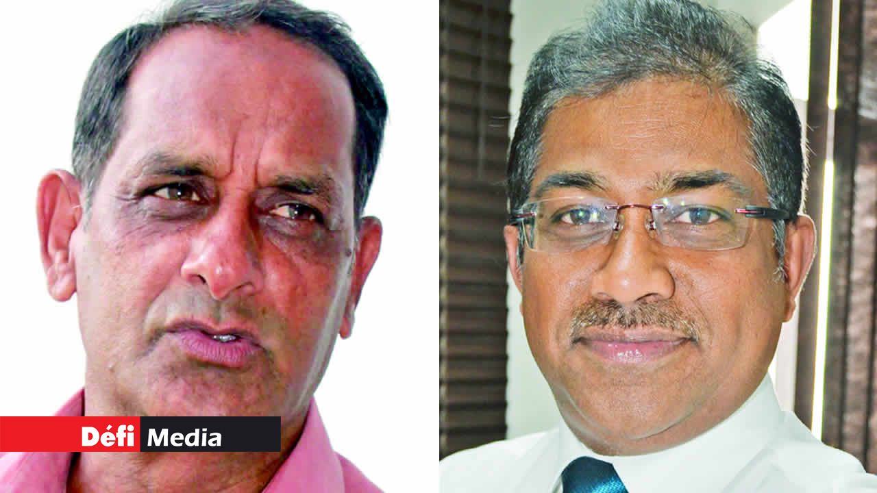 Raffick Bahadoor et Sen Ramsamy.