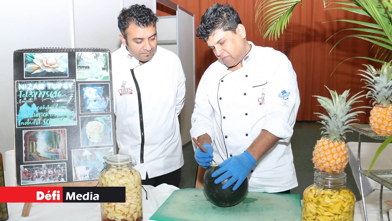 La Mauritius Chefs Association a fait des démonstrations durant tout le week-end. Salon du Prêt-à-Partir 2019