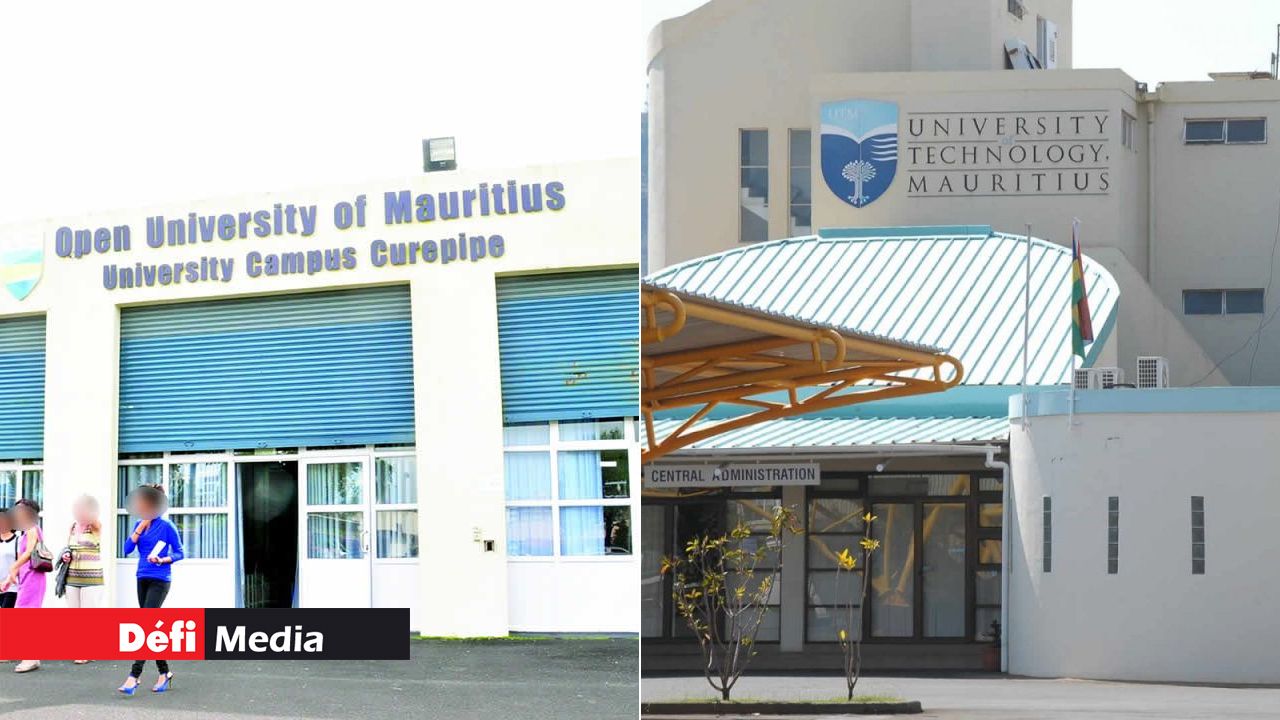 l’Open University of Mauritius (UOM) et de l’Université de Technologie de Maurice (UTM)