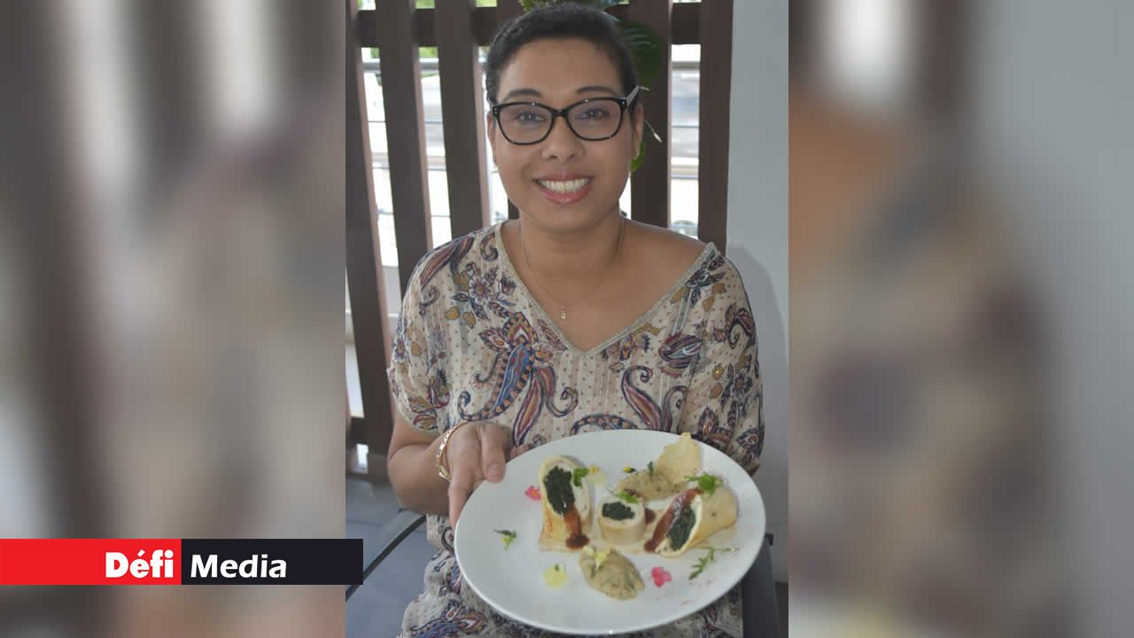 Laura Sangeeleemootoo a composé un plat principal à base de brède mouroum.