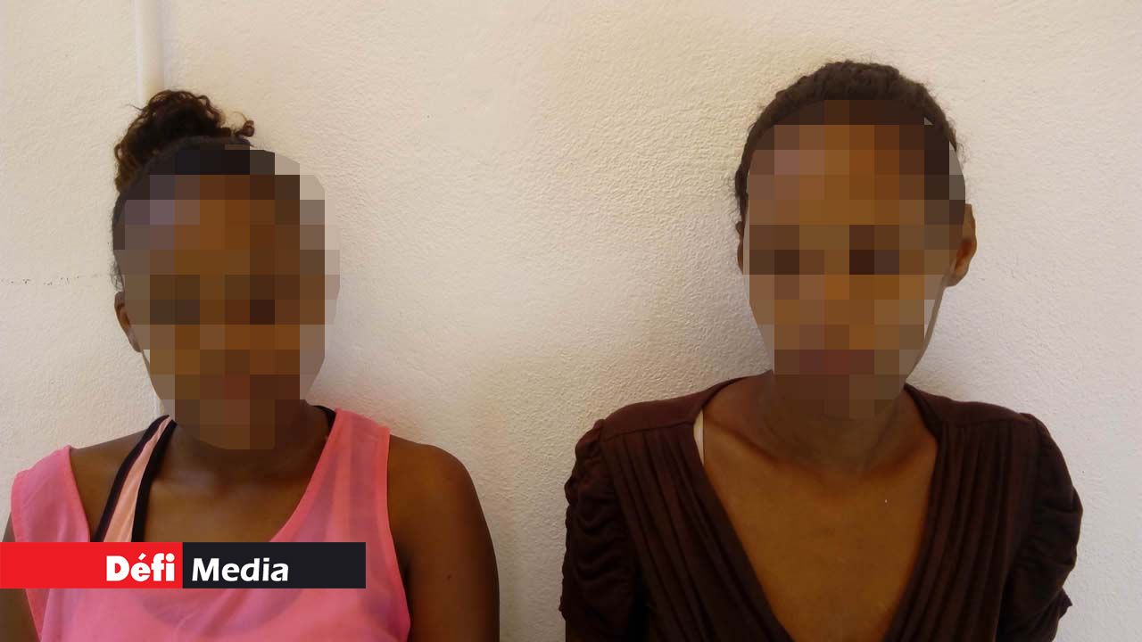 Aurélie et sa mère.