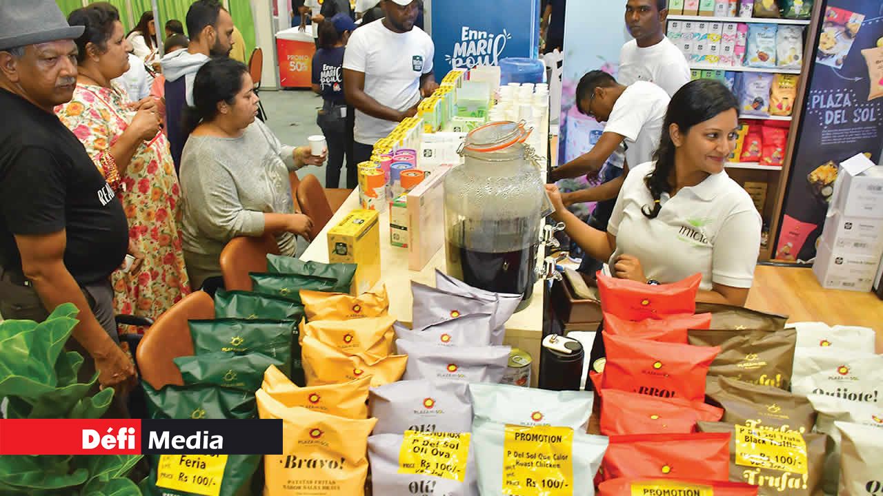 Au stand d’Inicia, chips et infusion ont régalé le public.
