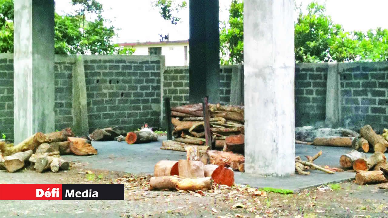 Le lieu de crémation à Calebasses.