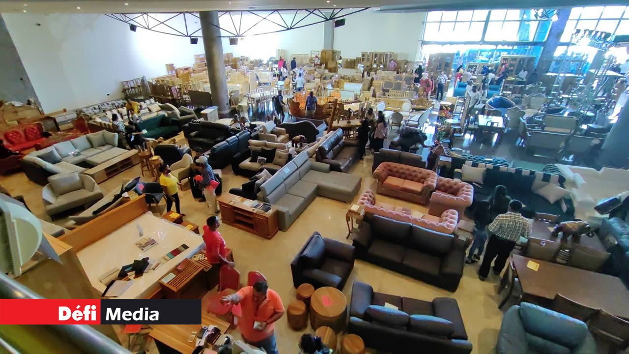 L’ameublement a donné l’embarras du choix au public.