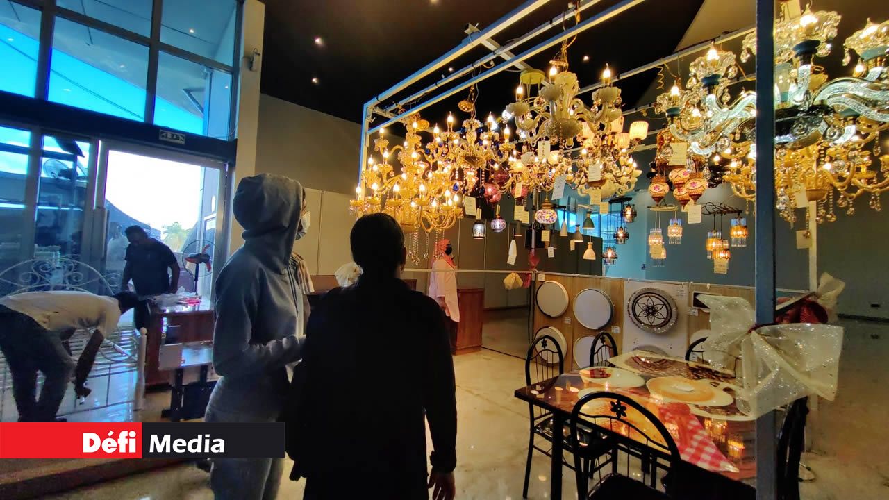 Les luminaires ont fait pétiller les yeux des visiteurs.