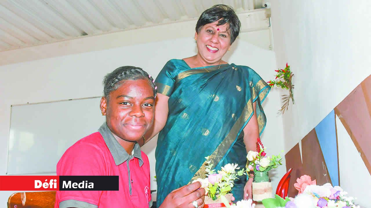 Atelier de composition florale.