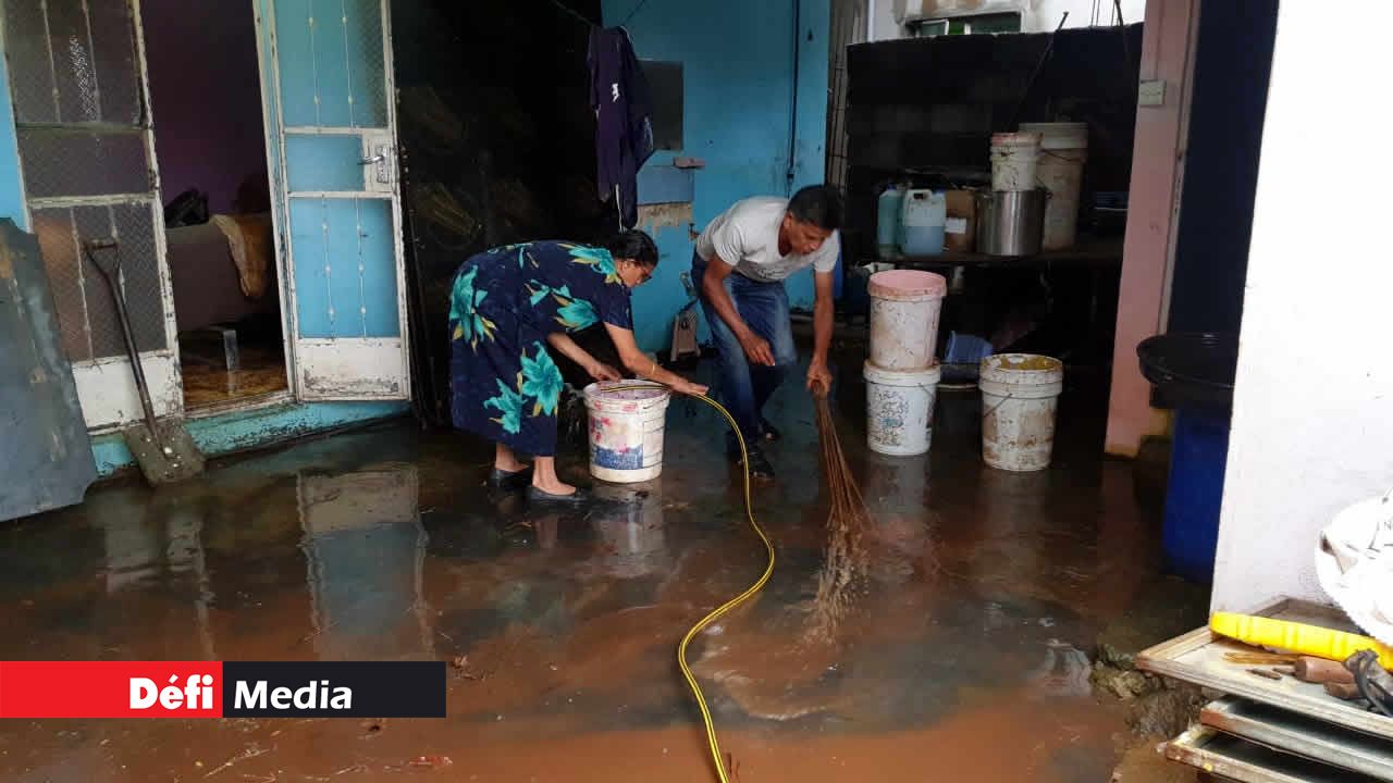 La maison de la famille Prayag de Fond-du-Sac a été affectée par les grosses pluies. inondation