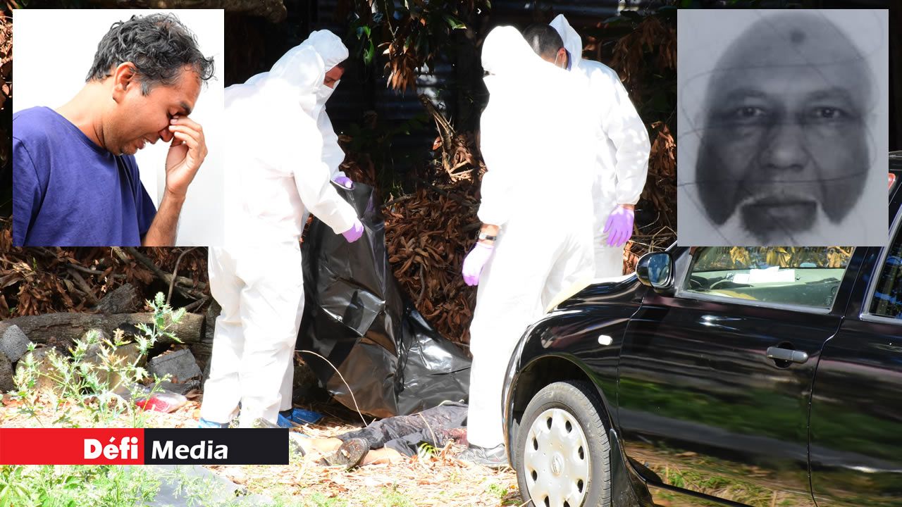 Scene of Crime Office (Soco) à l’endroit où a été découvert le corps du sexagénaire.