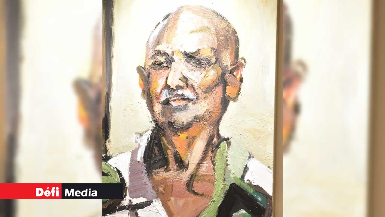 Cette oeuvre de Robert Malherbe du président des forces vives de Flic-en-Flac, Ben Ramaldawo. MOTHERLAND