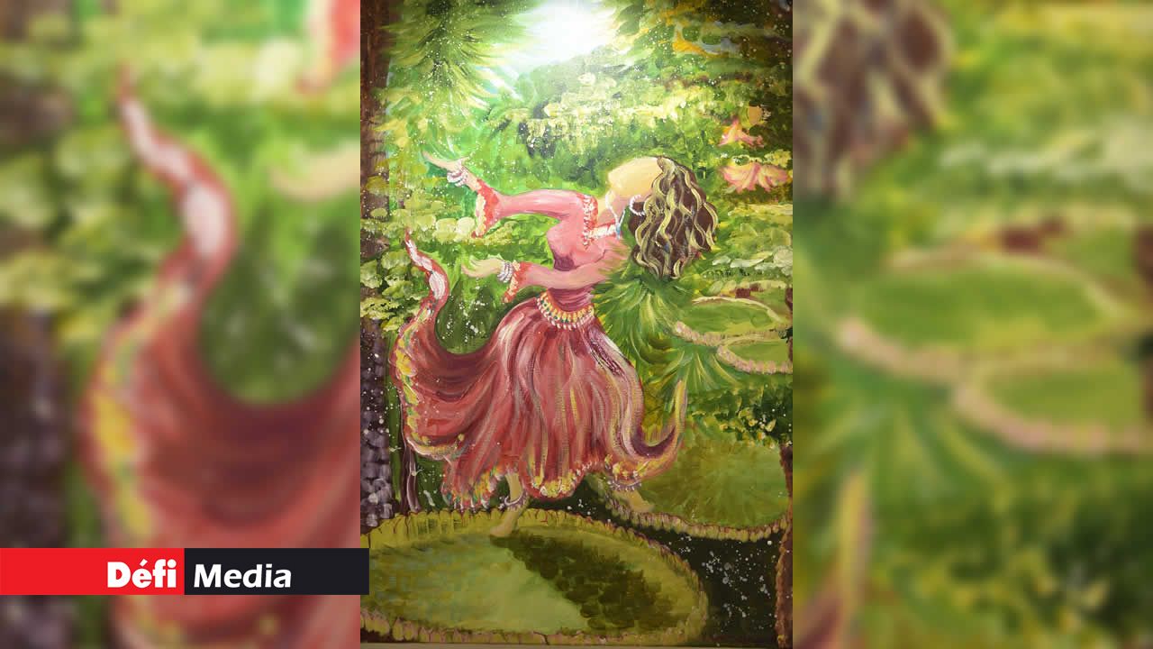 Le jardin de Pamplemousses, une inpiration d’un tableau de Valérie Medart MOTHERLAND