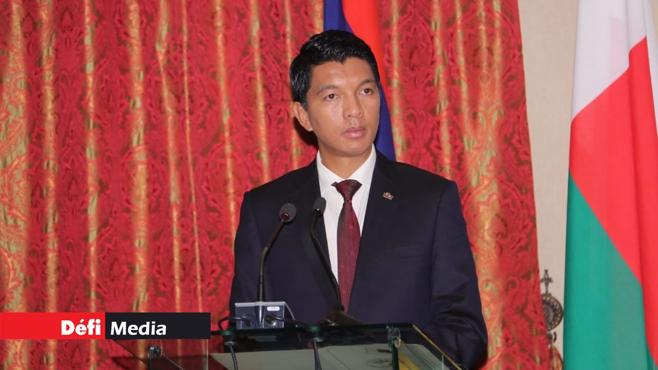 Andry Rajoelina, président de la République de Madagascar