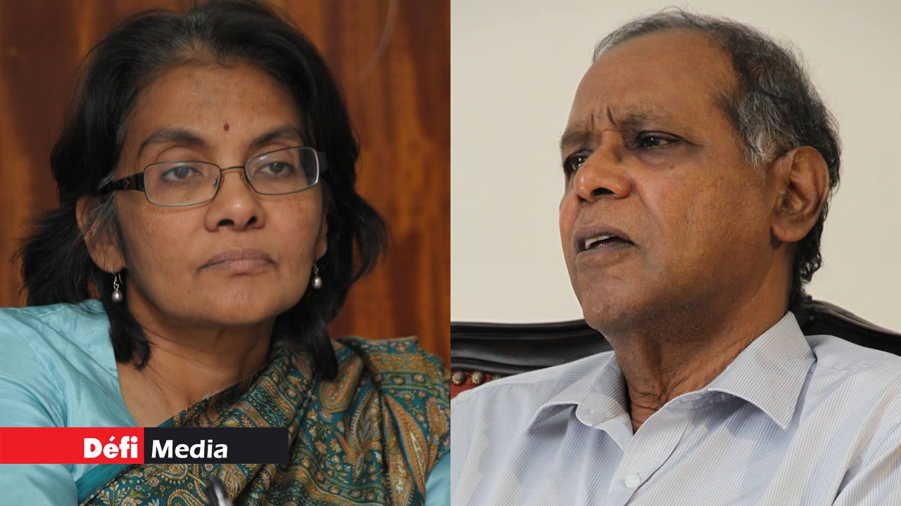 Vijaya Teelock et Sadaseeven Reddy.