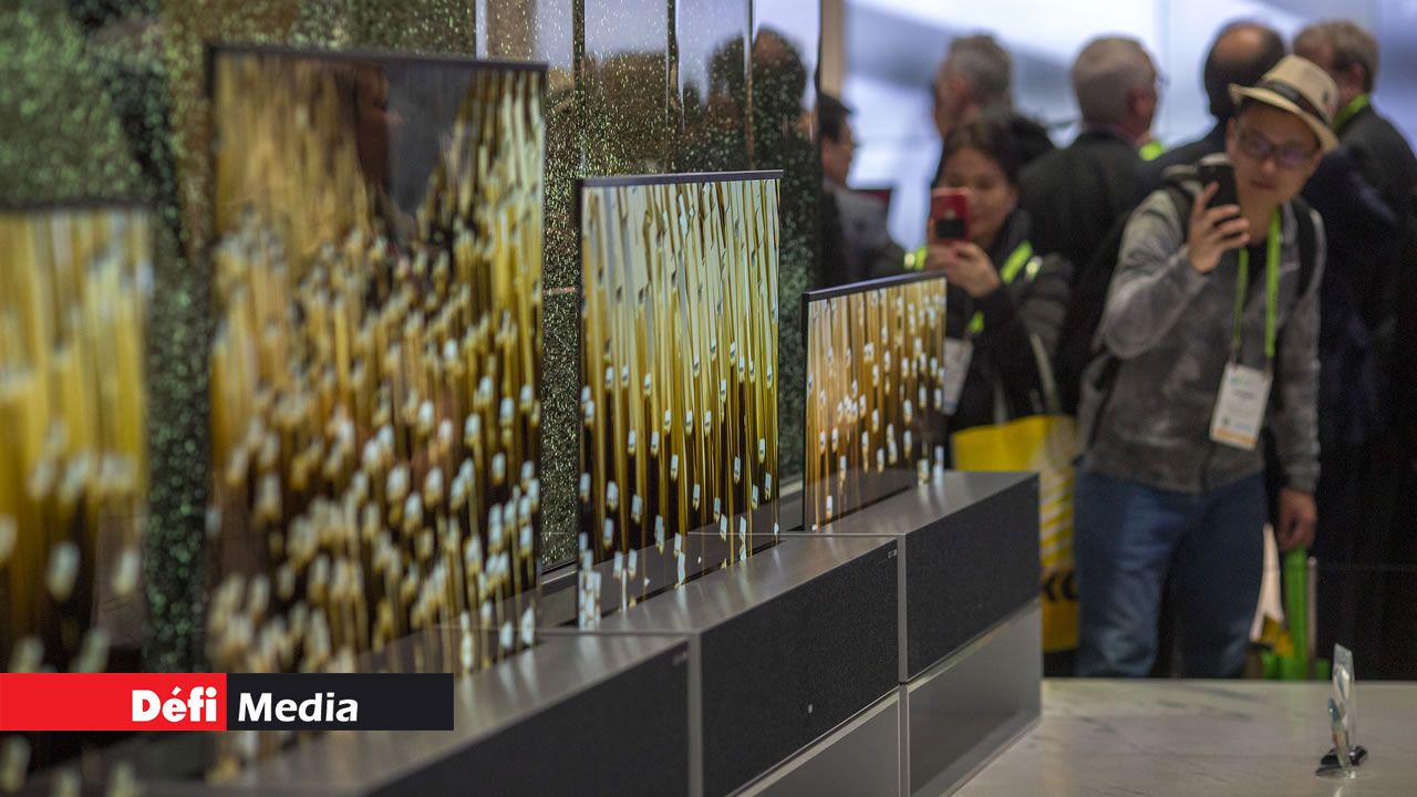 L’écran enroulable est une innovation de LG.