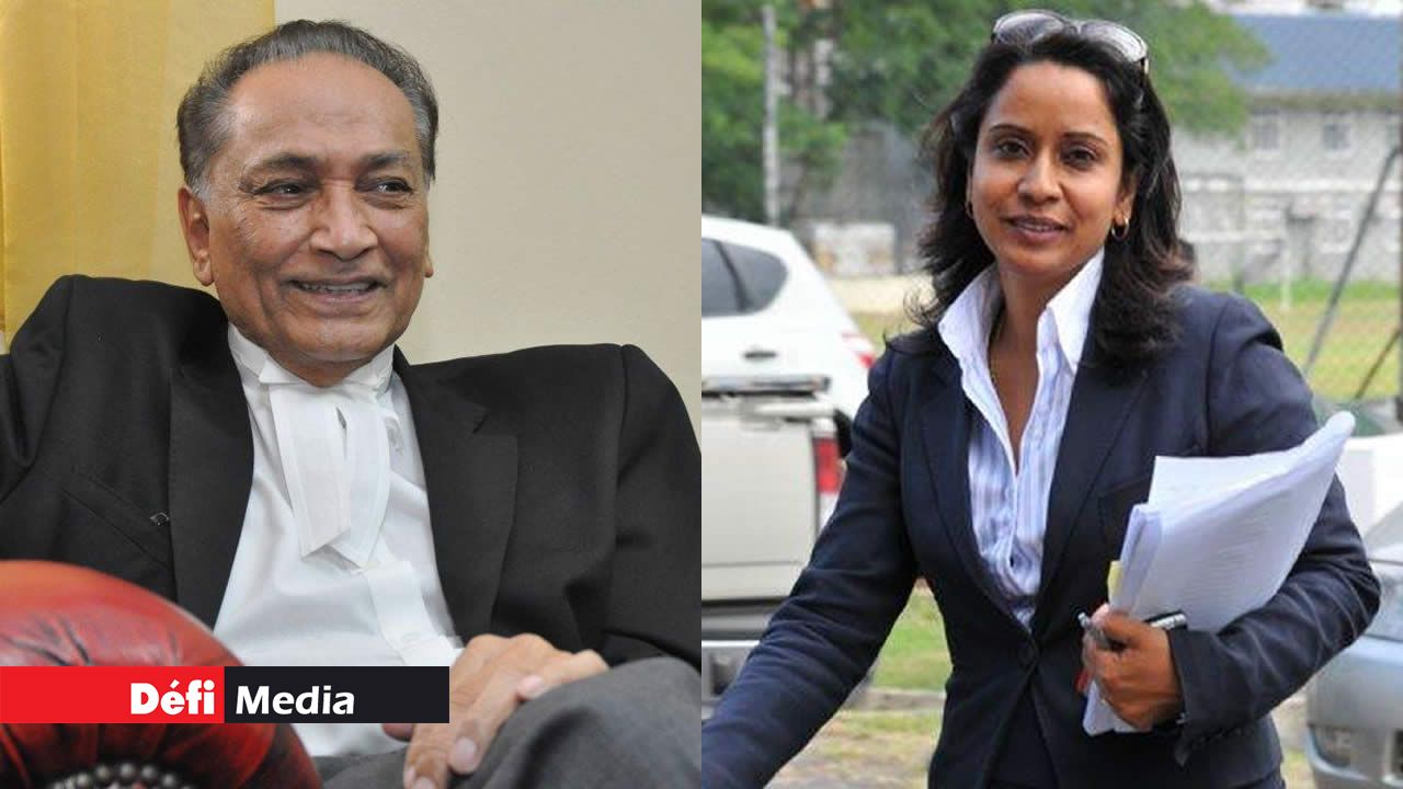 Me Yousuf Mohamed et Me Poonum Sookun-Teeluckdharry.