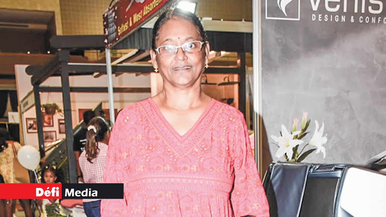 Mohini Lollbeeharree est venue au salon pour la première fois.