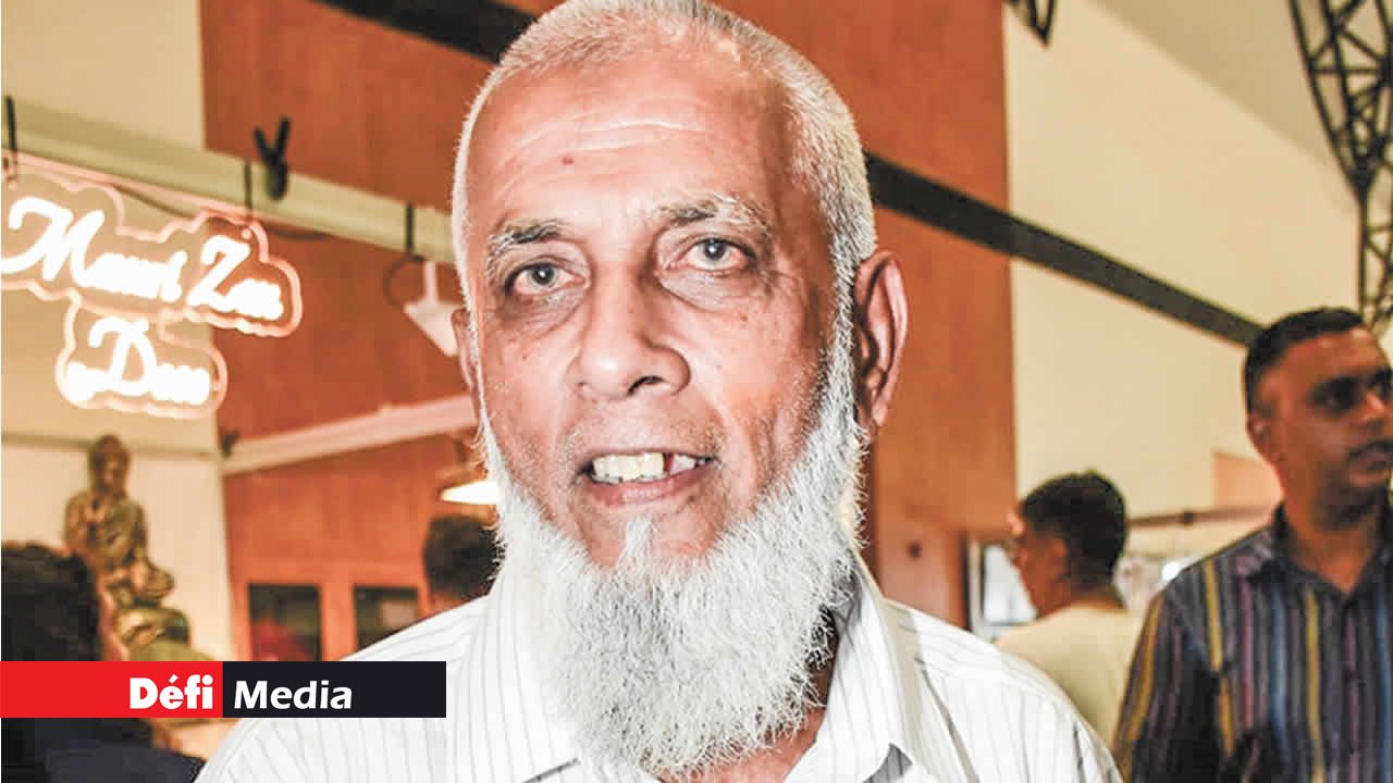 Mohungoo Monaff est satisfait de sa première visite au salon.