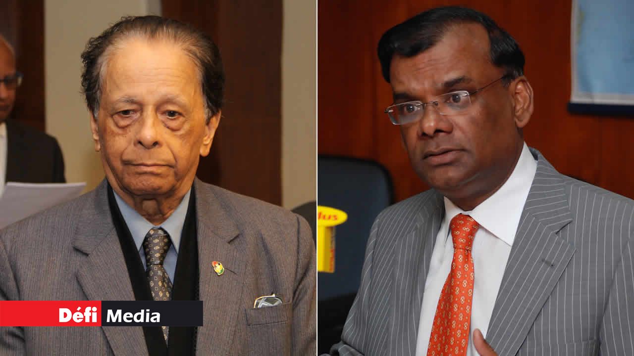 Sir Anerood Jugnauth et Rama Sithanen
