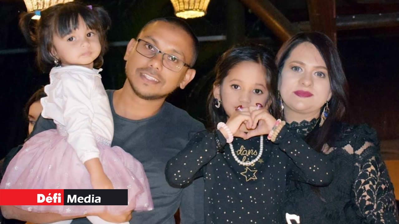 Shazia et Alli Jaffar ont deux filles. Saint-Valentin