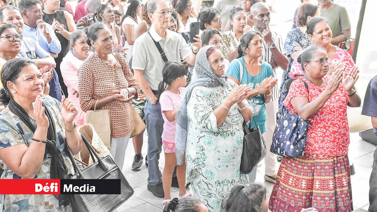 Le public était au rendez-vous dimanche au Tribeca Mall.