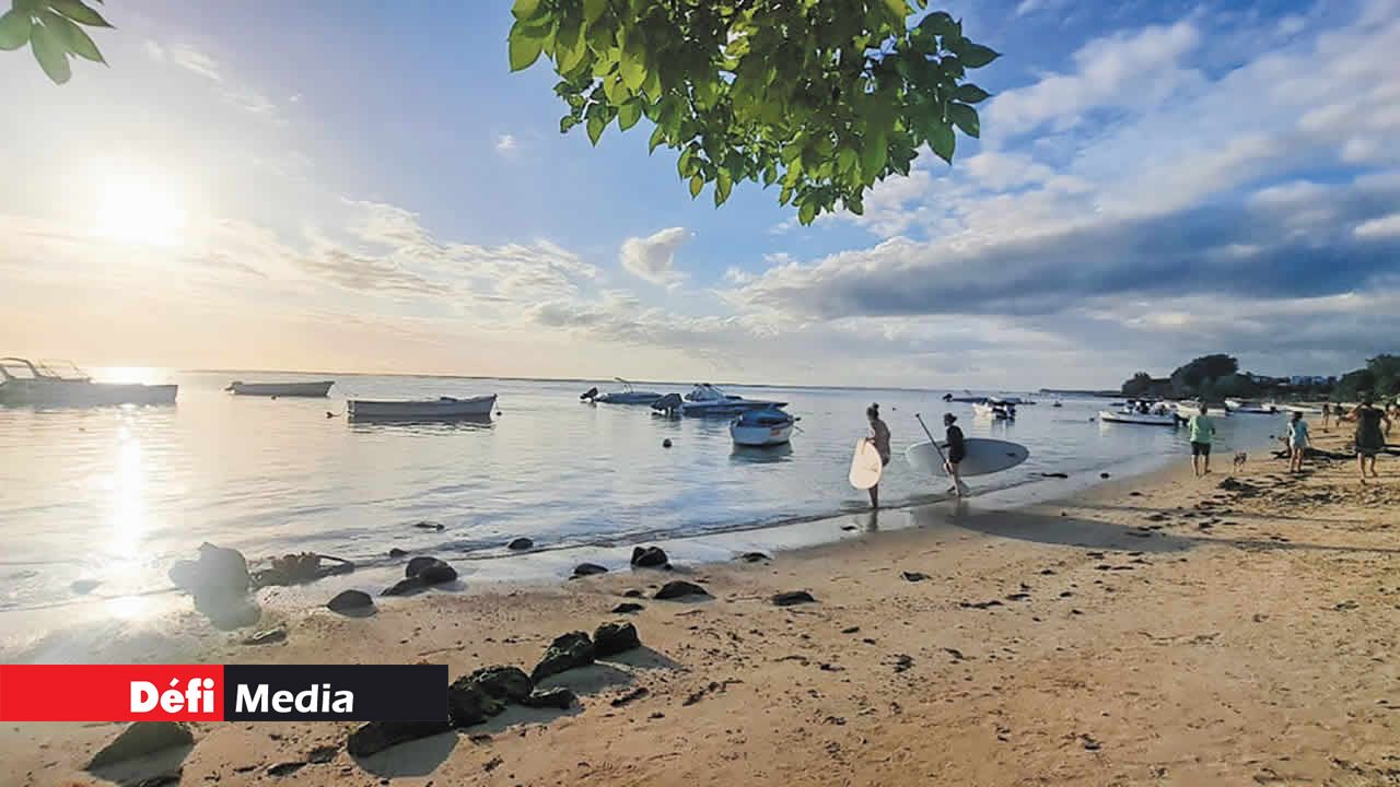 L’après-midi à la plage.