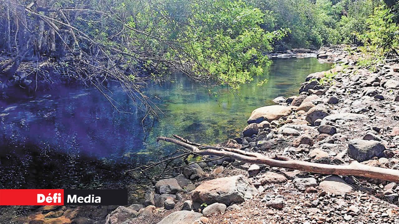 Notre rivière « Mississippi » improvisée.