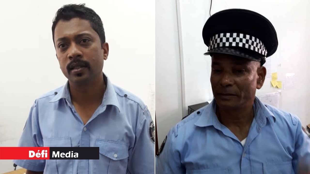 Suraj Heereelall et Danny Bhowaneedin.