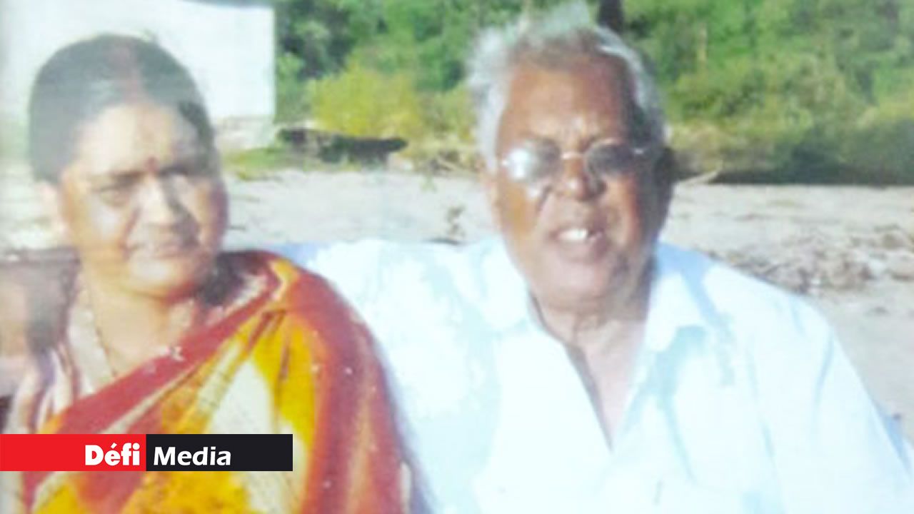 Basdeo Issory et son épouse.