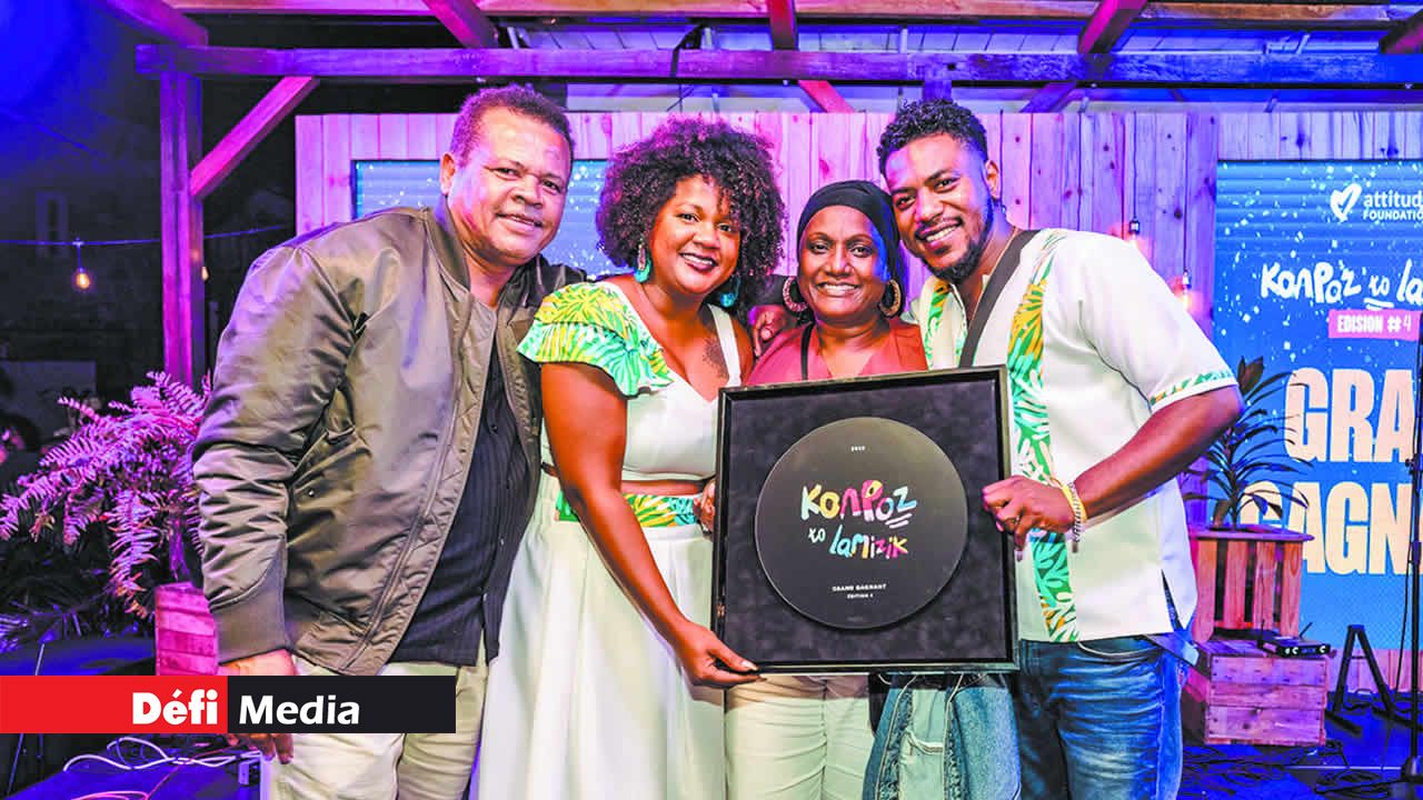 Amy Rachel and The Soldiers, le groupe vainqueur de la 4e édition du concours Kompoz to Lamisik.