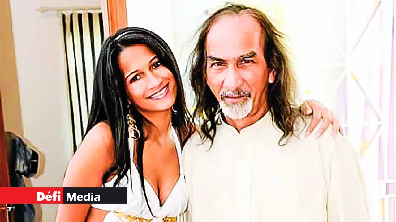 Le jour du mariage de sa fille, Rebecca. Genève et Marie-France