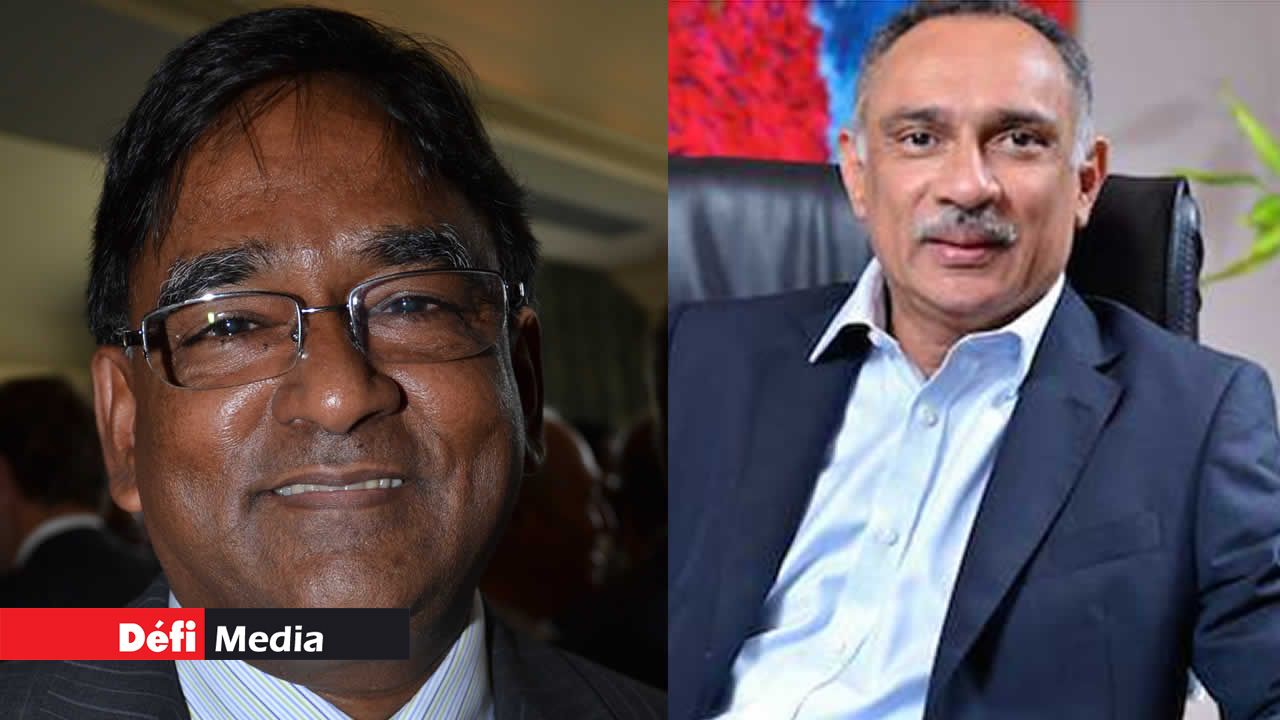 Marday Venkatasamy et Sattar Hajee Abdoula (à dr.). 