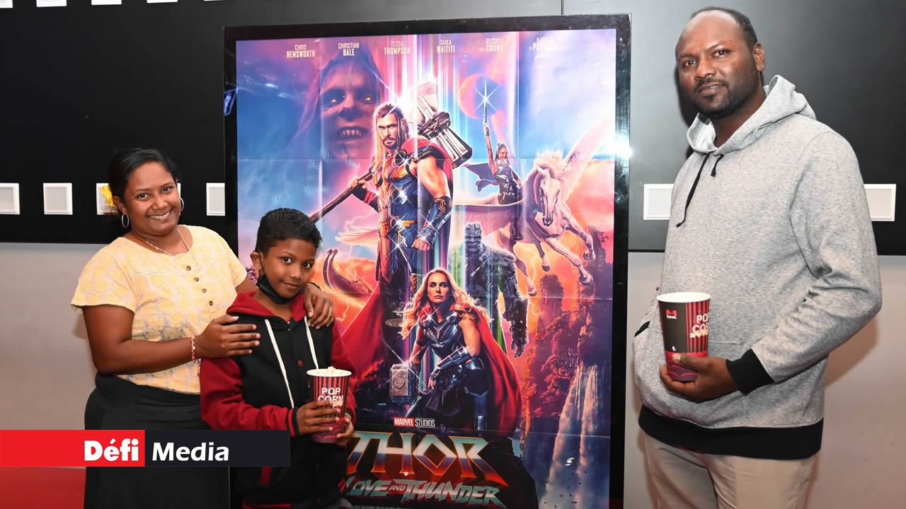 Thiven Ossral avait hâte de regarder le film avec ses parents.