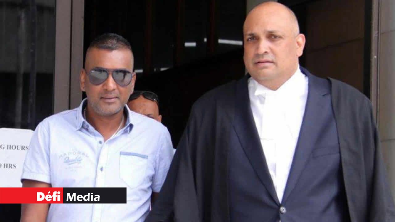 Sada Curpen et son avocat, Me Assad Peeroo.