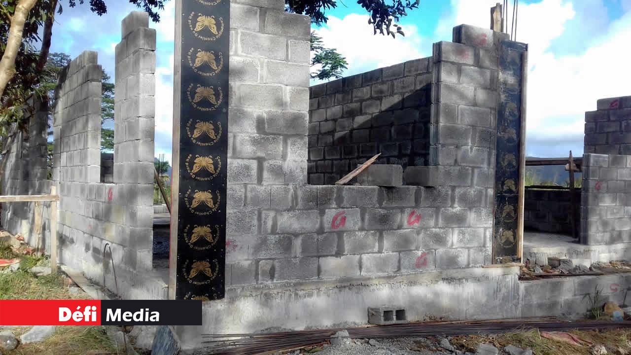 La façade avant. maison