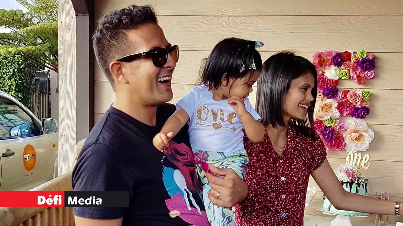 Le directeur et sa petite famille.