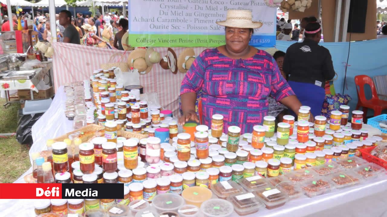 Les produits rodriguais étaient à découvrir au stand de Colette Vincent. Festival Internasyonal Kreol 2018