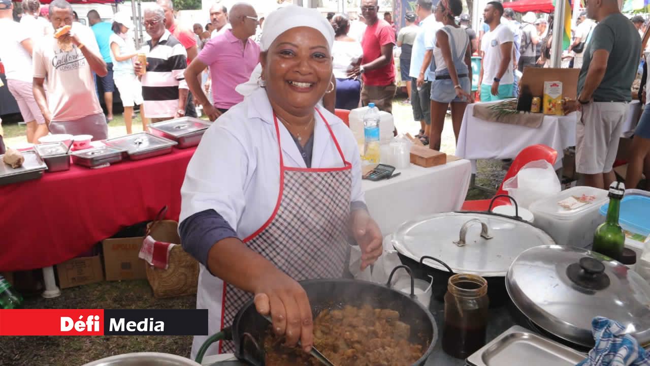 Lasiet Lontan proposait du carry de cerf. Festival Internasyonal Kreol 2018