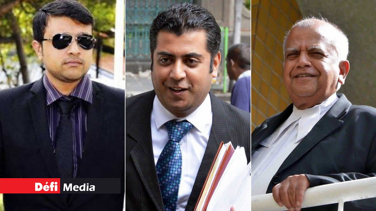 Mes Noor Hussenee, Anupam Kandhai et Hamid Jaggoo