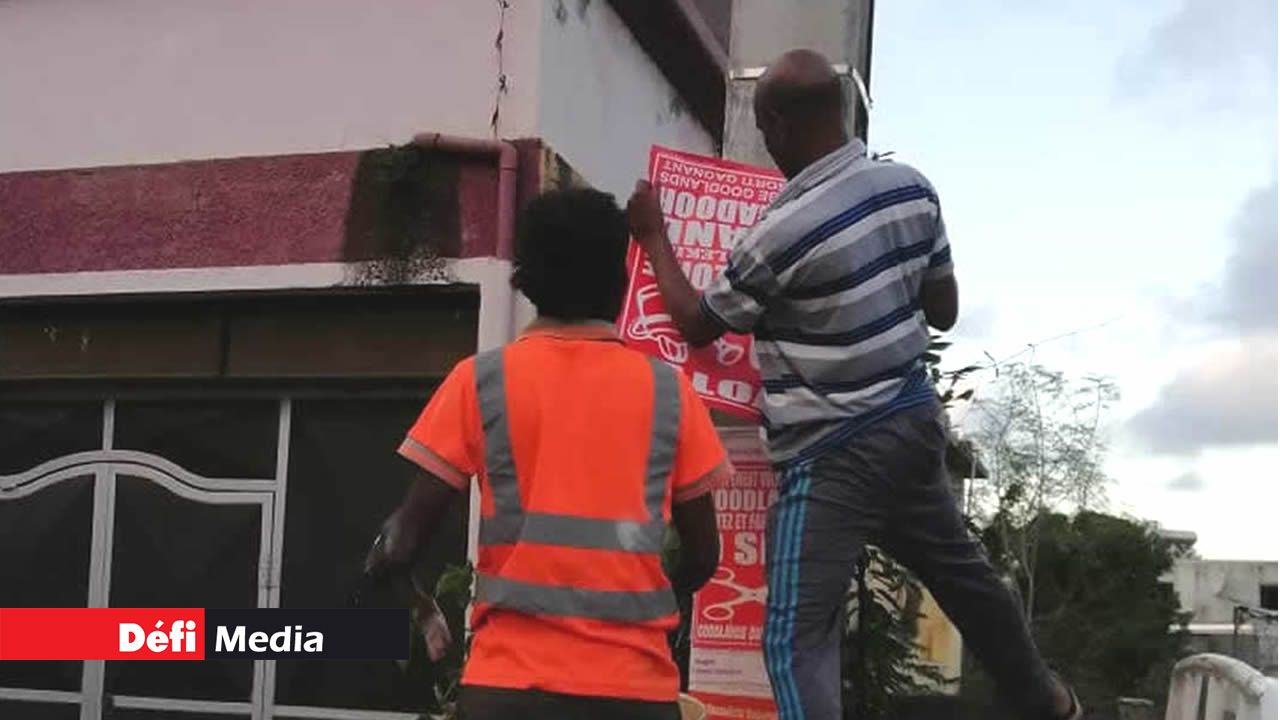 Des partisans, à Goodlands.