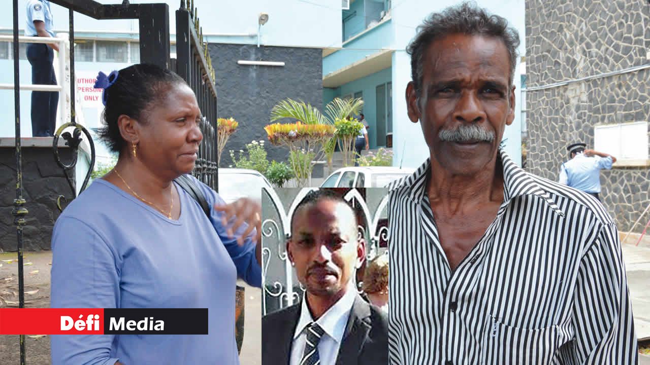 Sheila et Jacques Jandoo, les parents de Steward (en médaillon).
