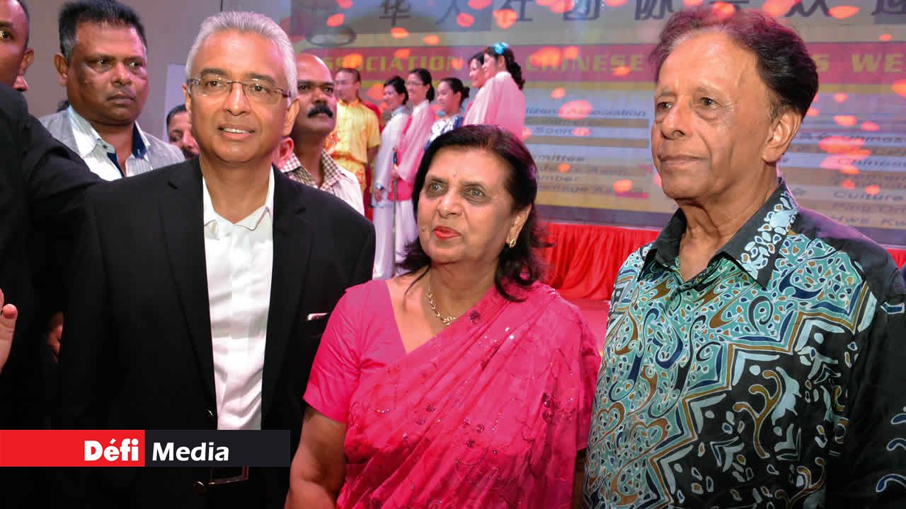 Lors d’un dîner organisé à Trianon samedi.