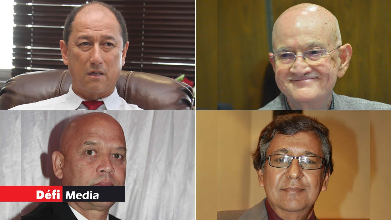 Alain Wong, Rajesh Bhagwan, Guito Lepoigneur et Raffick Sorefan