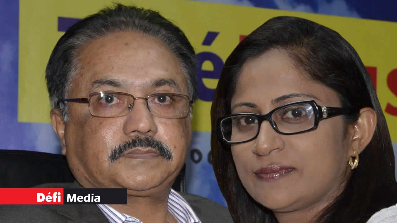 Roubina Jadoo-Jaunbocus, PPS du (MSM), et Raj Meetarbhan, observateur politique