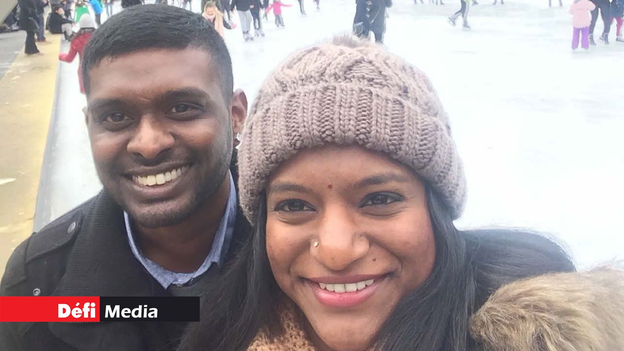 Darvin et son épouse Neelam à Toronto.