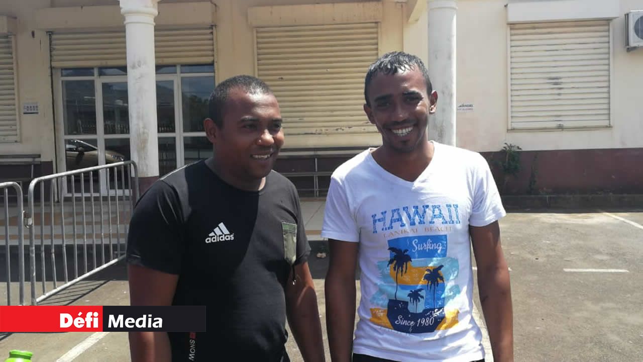 Les frères Niroy et Nicolas Hazemoth.