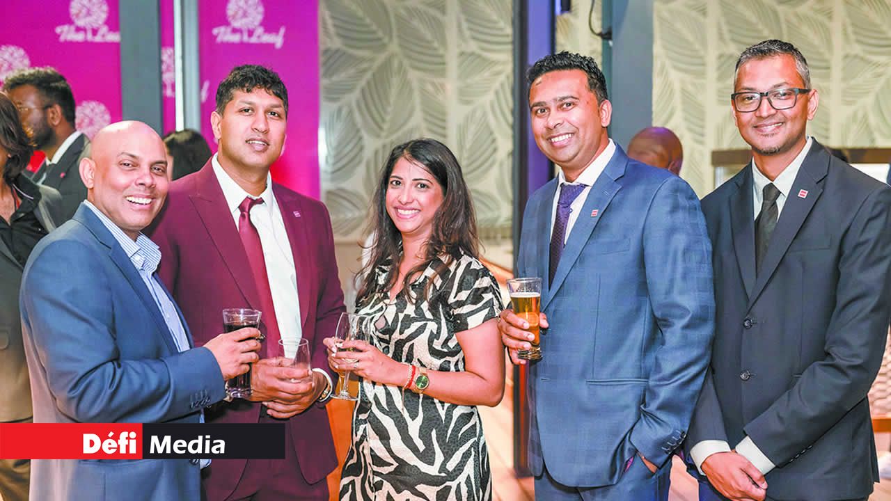 (De g. à dr.) Une partie du Network Panel de l’ACCA : Vijay Bohorun, Mohuniish Keetarut (NP), Jennita Bapu Naidu, Amit Kooyela (NP) et Zayd Boodhoo.