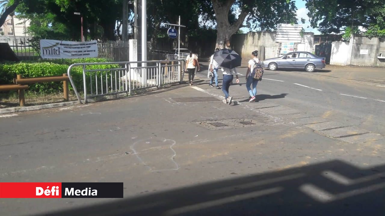 Intersection à Flacq
