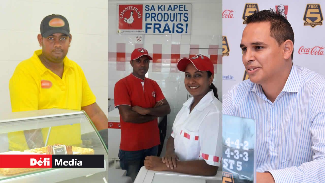 De gauche à droite Diresh Mungur, Farzana Awoodun et Nicolas Lecordier