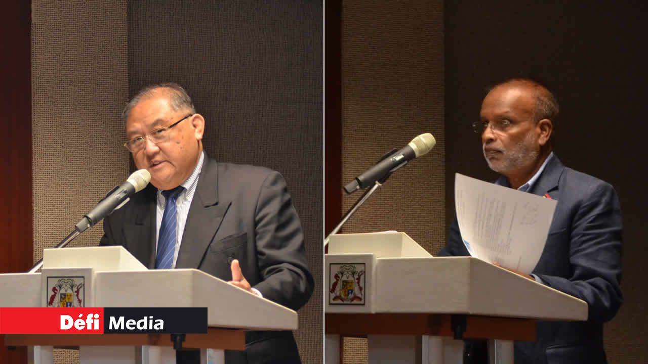 Bernard Sik Yuen et Vijay Naraidoo.